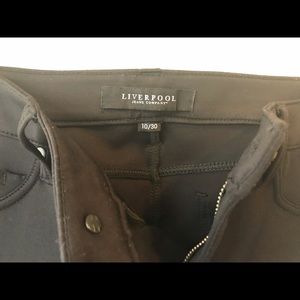 Liverpool skinny black pants/leggings, size 10/30